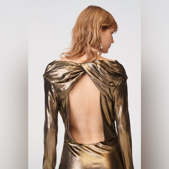 ZARA DRAPED DRESS LIMITED EDITION - Picture 9 of 14